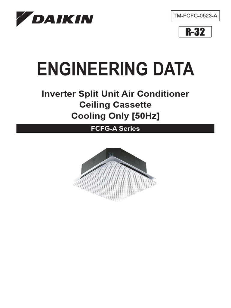 Daikin FCFG-A Series Installation Guide | PDF | Electrical Engineering
