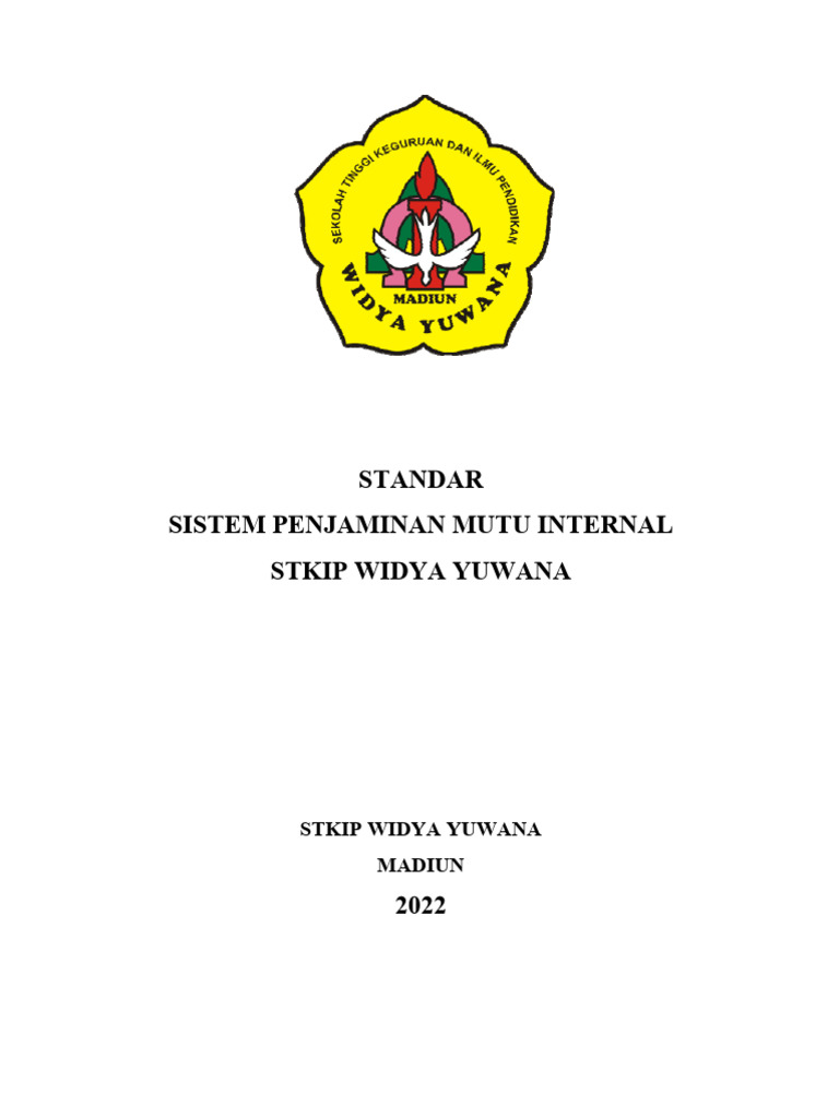 Standar Mutu Internal STKIP Widya Yuwana | PDF