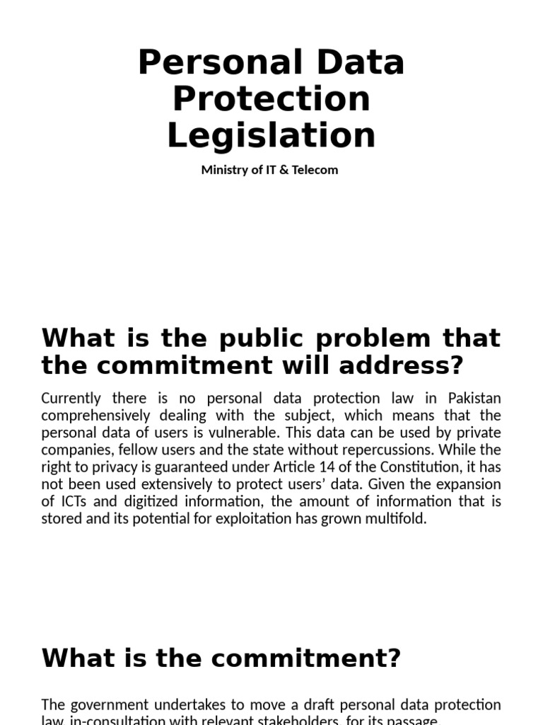 Data Protection Legislation | PDF | Privacy | Data