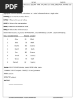 SQL Course Structure and Queries | PDF | Data Model | Data Management