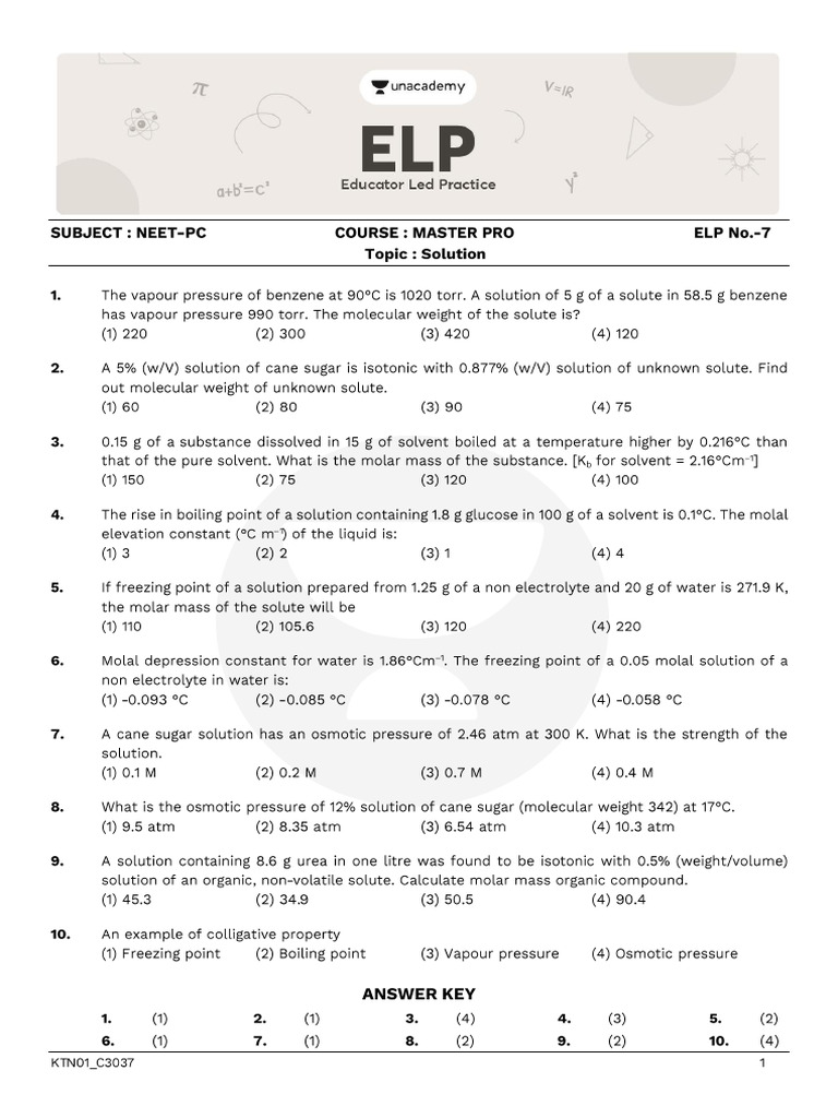 Solution ELP No. 7 KT01 C3037 1690908690320 | PDF