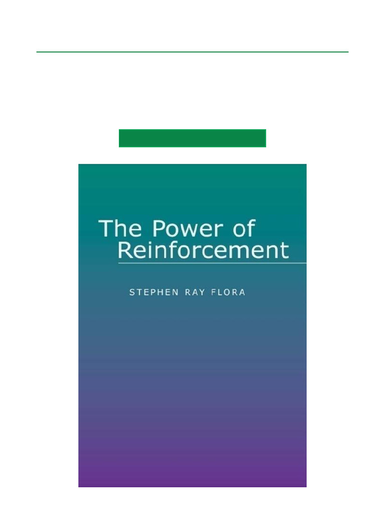 The Power of Reinforcement Unrestricted Download | PDF | Reinforcement ...