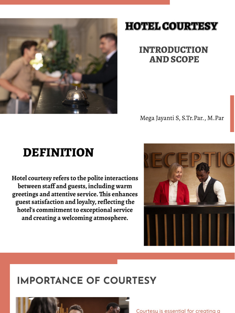 Understanding Hotel Courtesy Practices | PDF | Business | Human ...