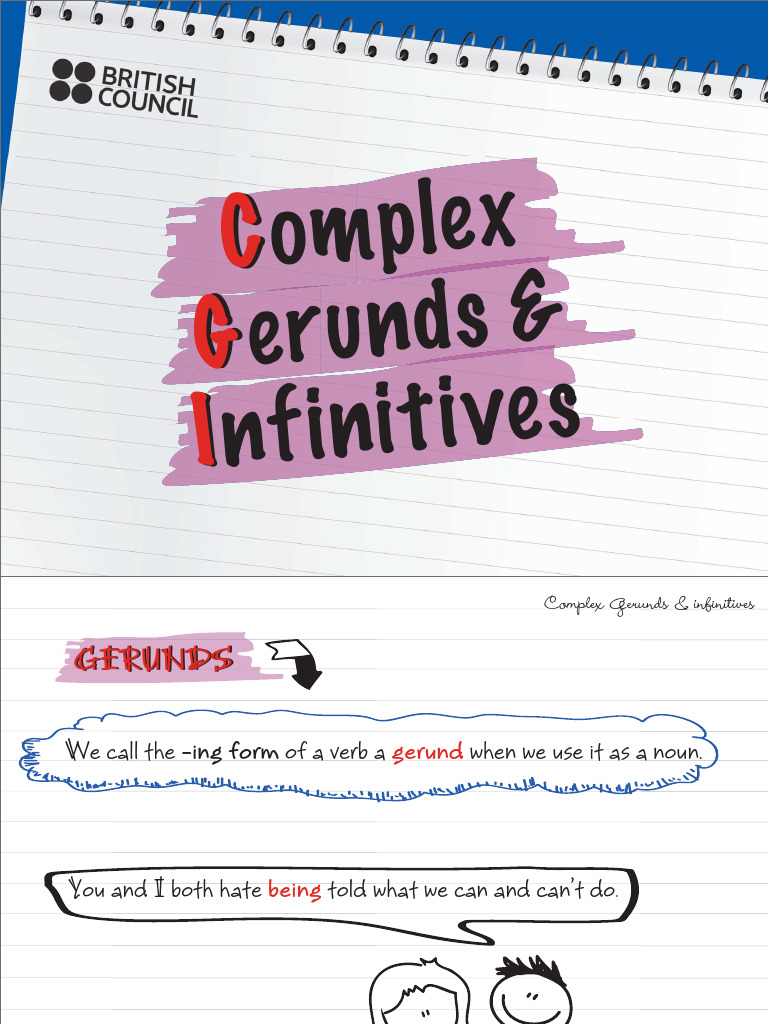 06 Myclass Upper Int Complex Gerunds and Infinitives | PDF | Verb ...