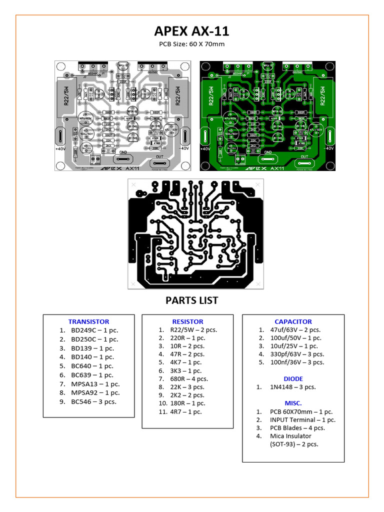 Apex Ax-11 | PDF