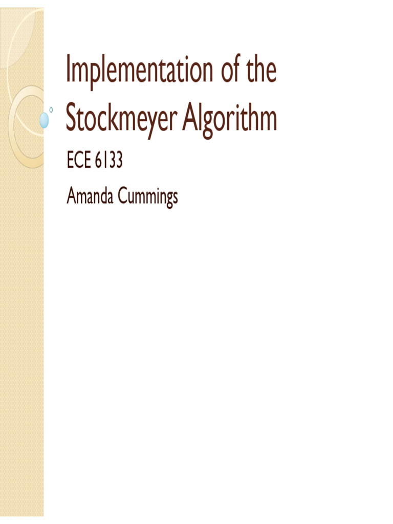 Stockmeyer Algorithm for Floorplan Optimization | PDF | Applied ...