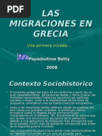 Las Migraciones en Grecia