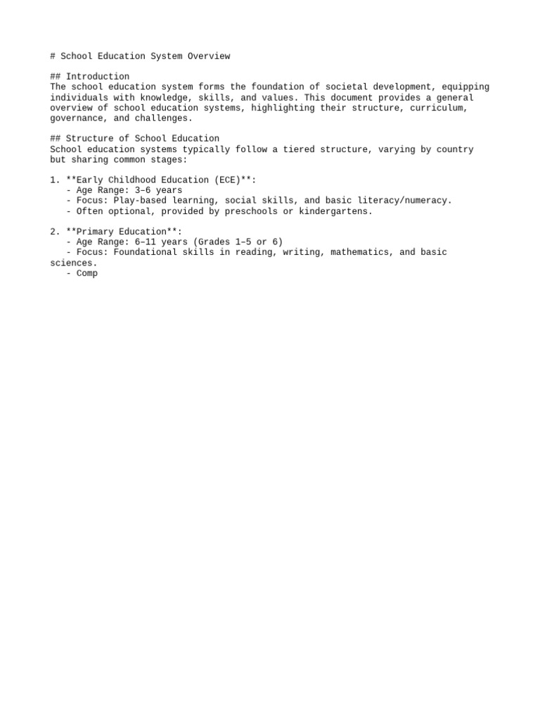 WHAT IS EDUCATION SYSTEM PDF visual data 4