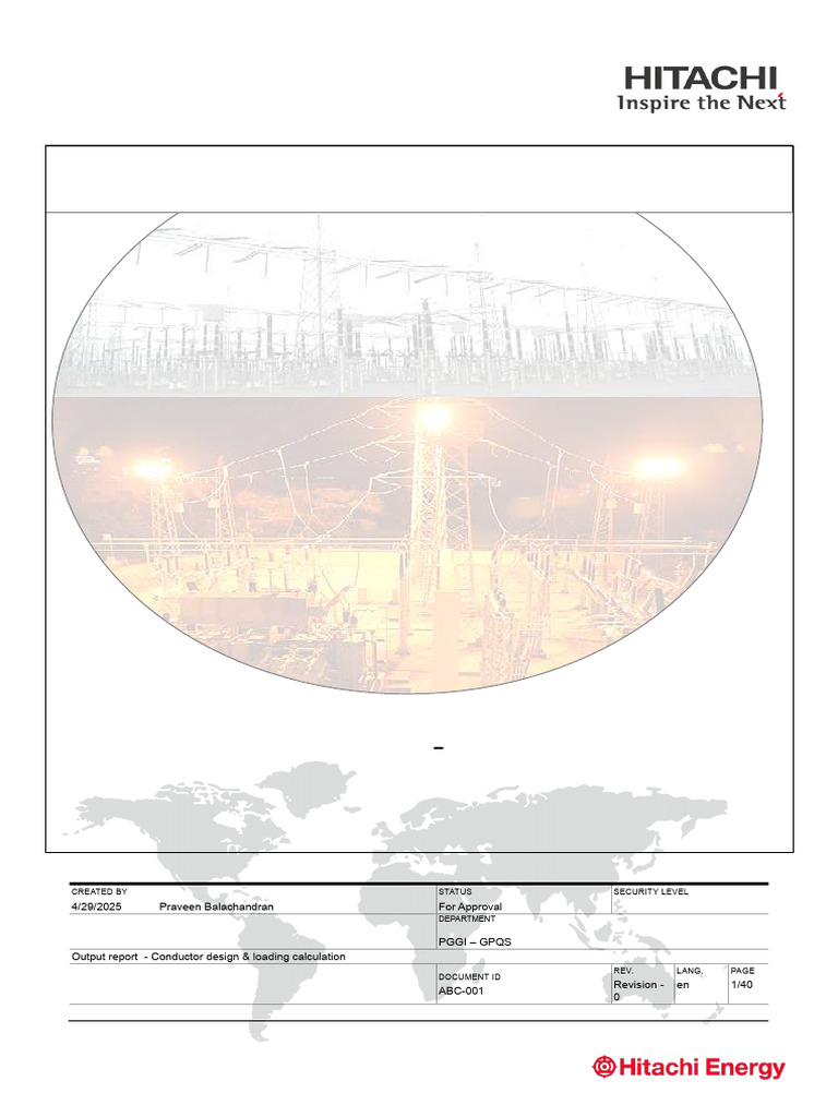 Conductor Design & Loading Report | PDF | Insulator (Electricity) | Force