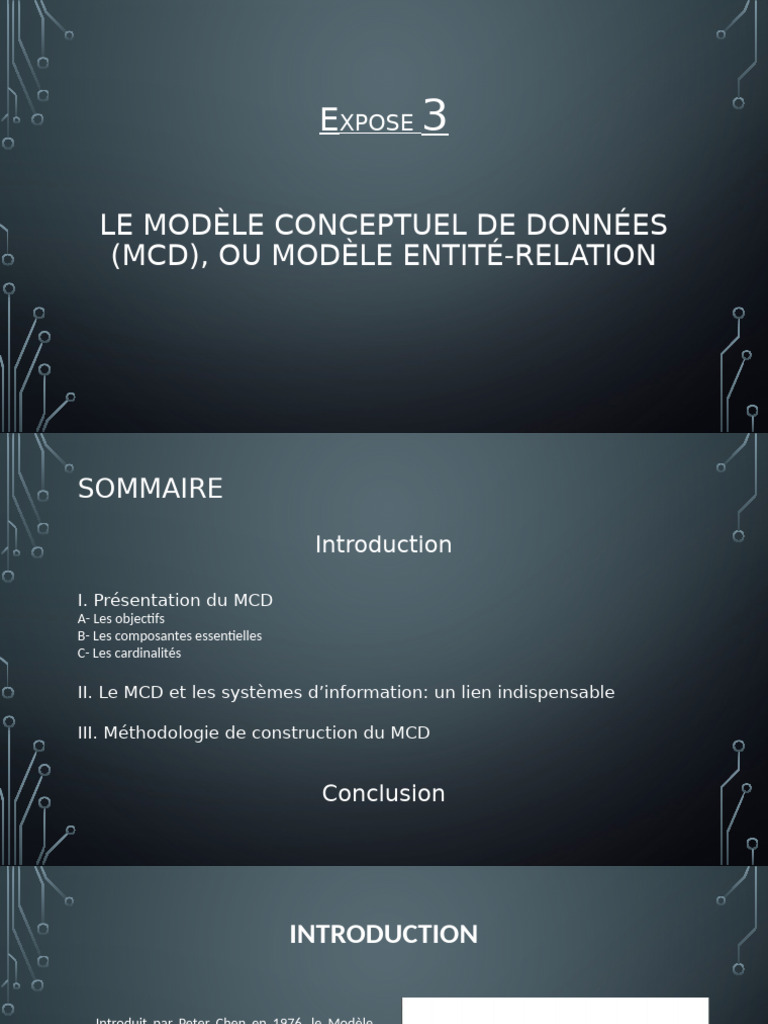 Modèle Conceptuel de Données (MCD) | PDF | Bases de données | Informatique