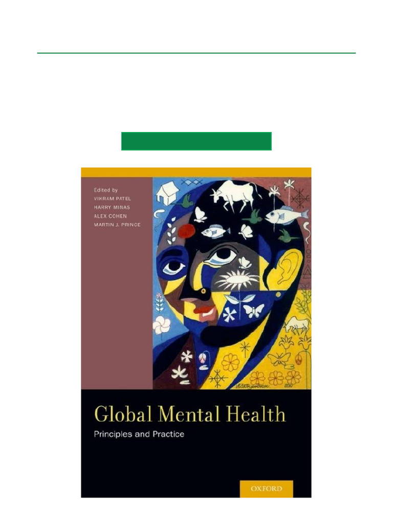 Global Mental Health Principles and Practice All-in-One Download | PDF ...