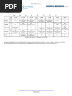 Time Table New | PDF