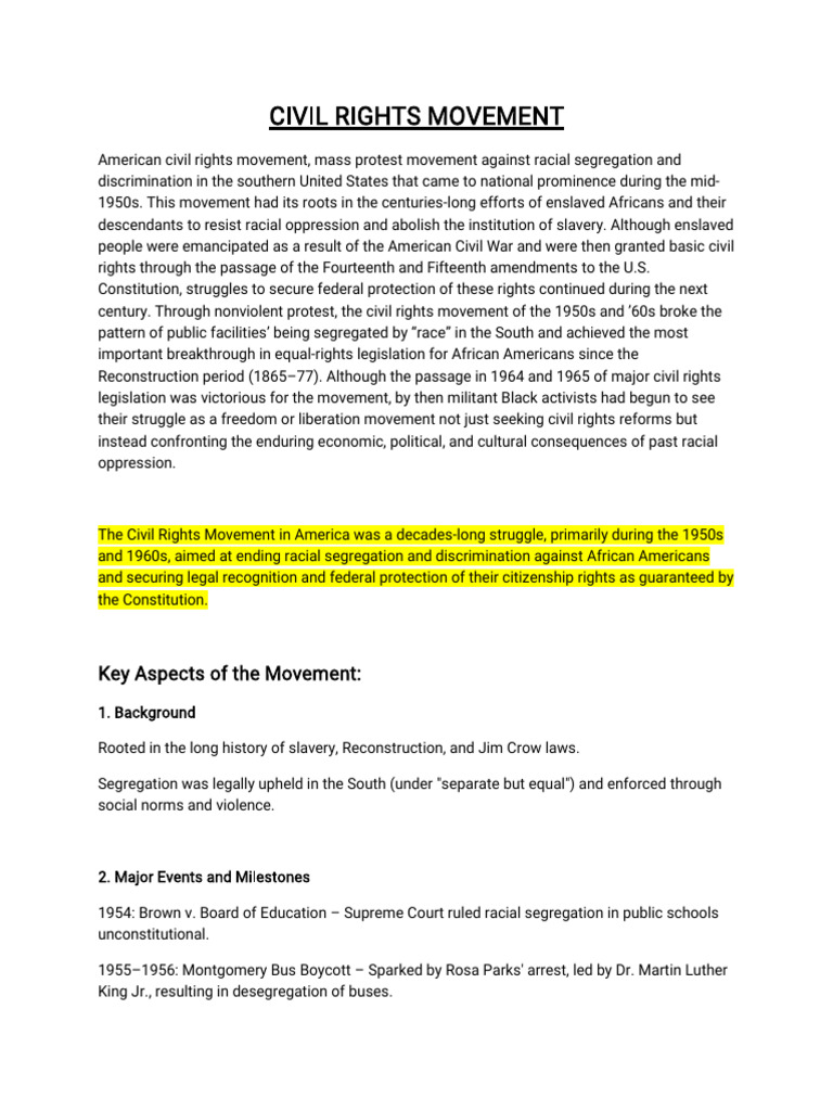 Civil Rights Mo-Wps Office | PDF | Politics Of The United States ...