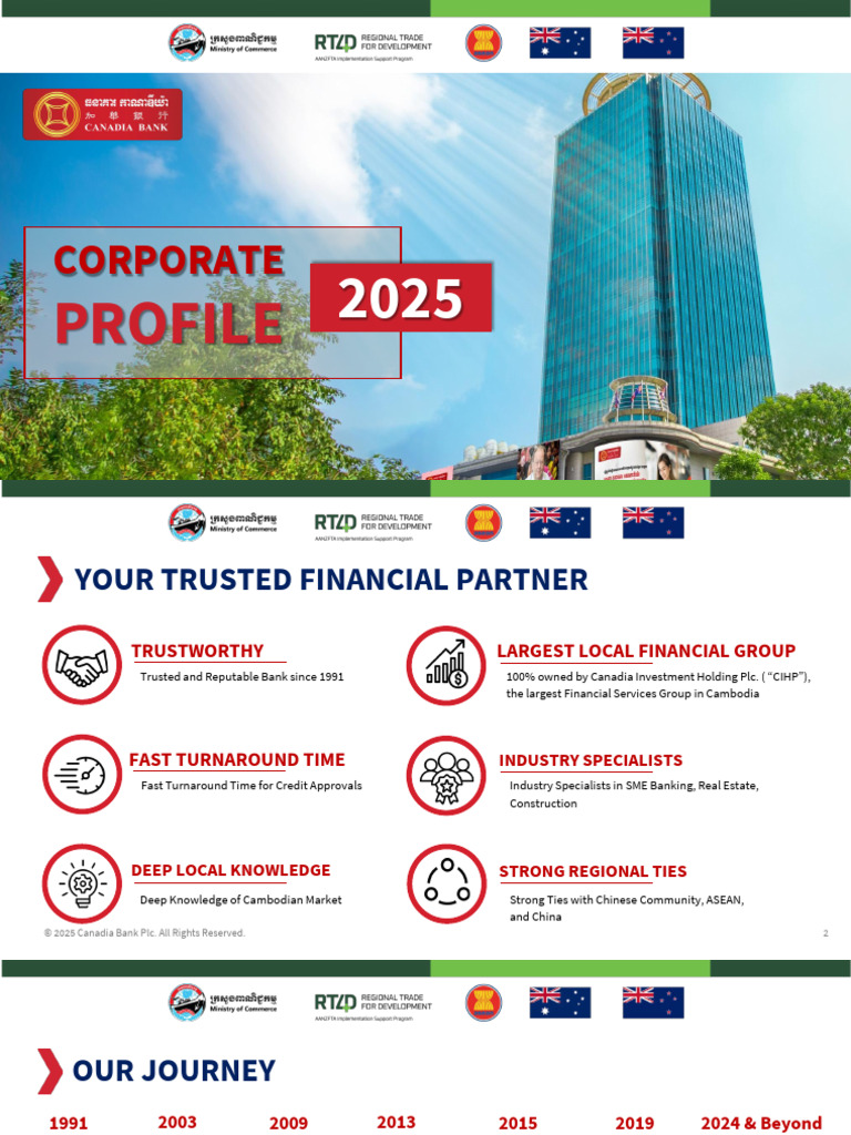 Canadia Bank Corporate Profile 2025 | PDF | Banks | Payments