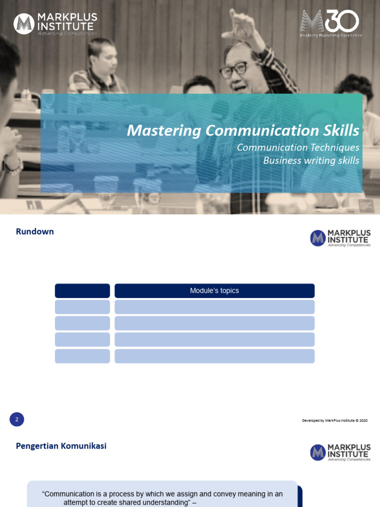 Mastering Communication Skills | PDF