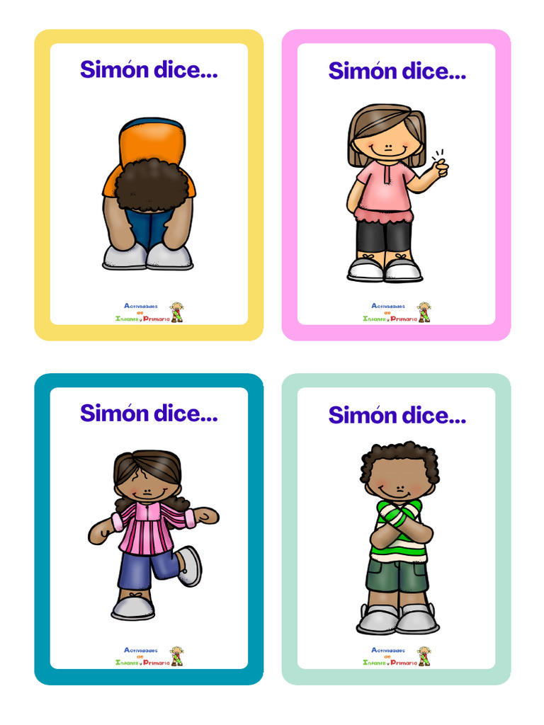 Dibujo de Simón Dice | PDF