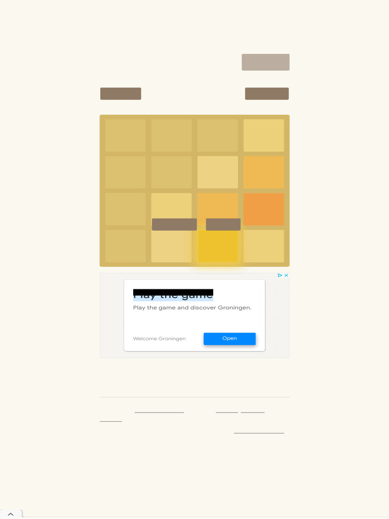 Hacked 2048 Game Versions Overview | PDF