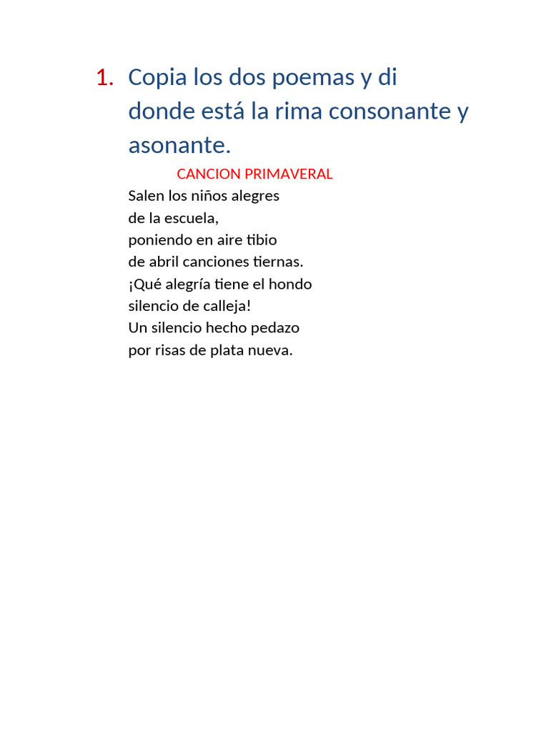 Rimas | PDF