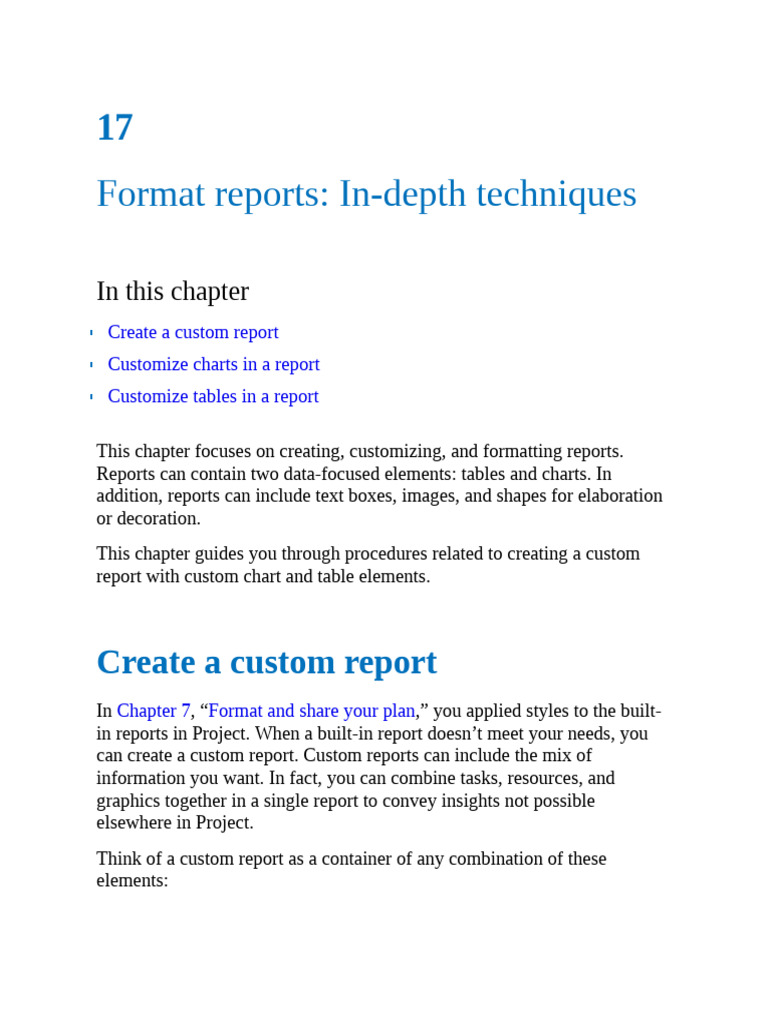 Custom Report Creation Techniques | PDF | Software | System Software