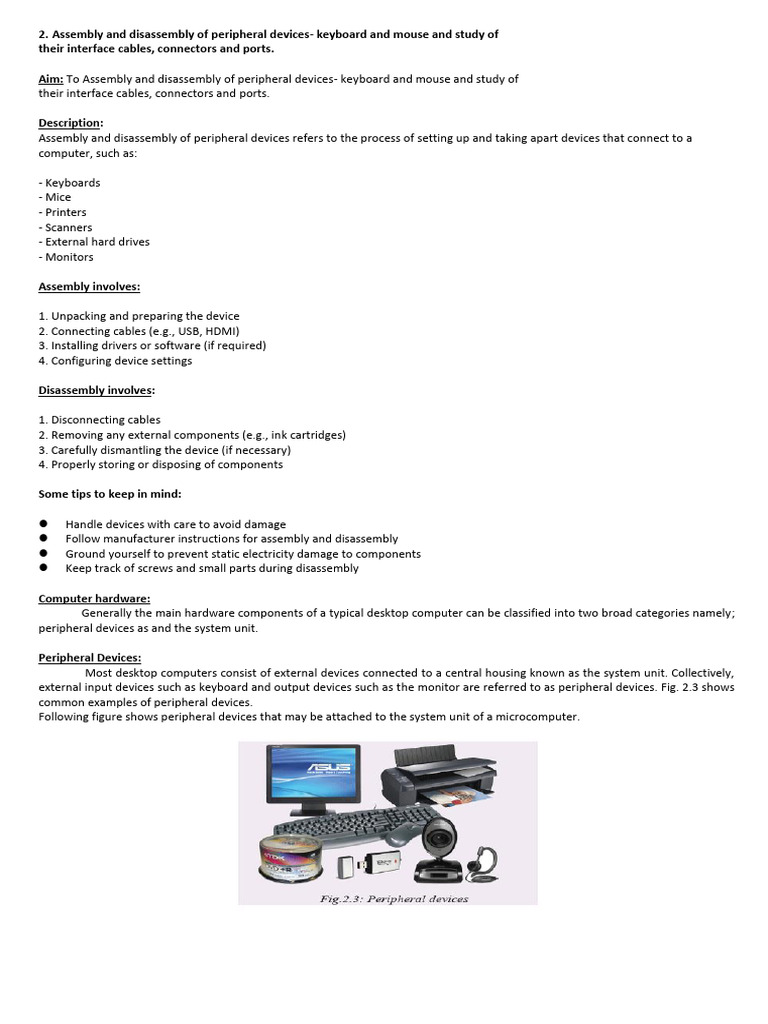 Understanding Computer Ports and Connectors | PDF | Usb | Hdmi
