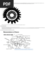 Spur Gear Calculation Formulas | PDF | Gear | Equipment