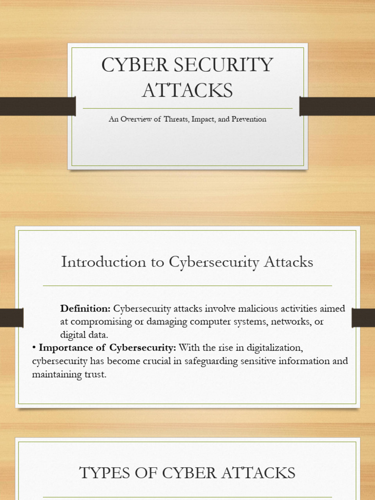 Cyber Security Attacks.45 | PDF | Security | Computer Security