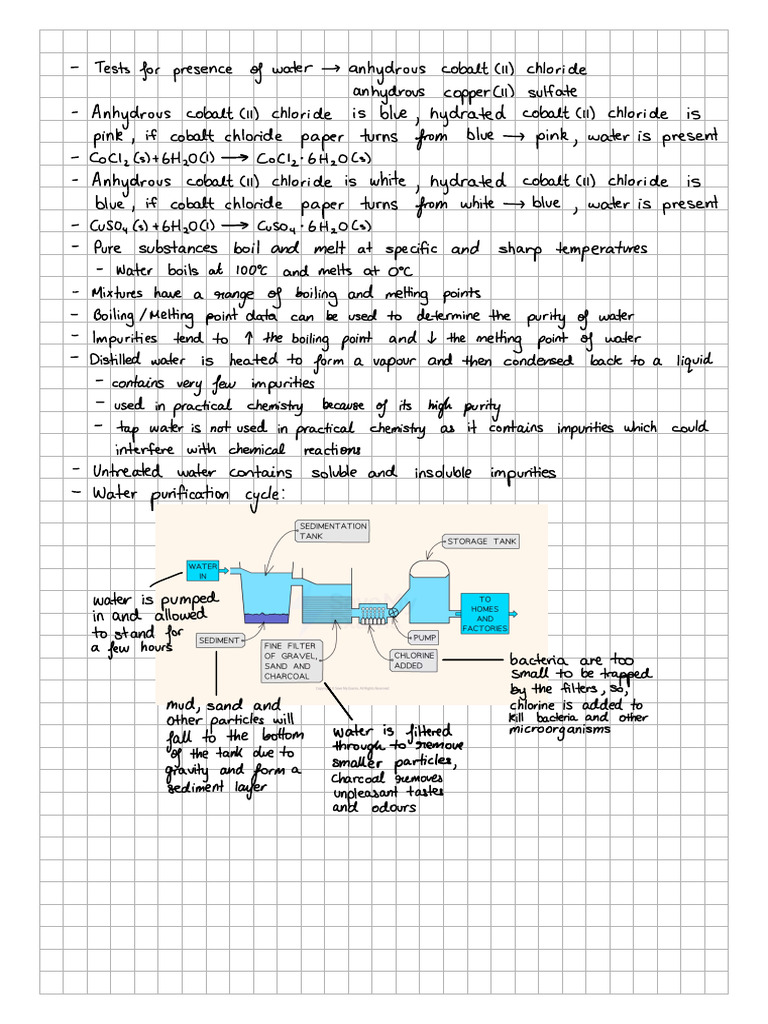 Water Quality Notes | PDF