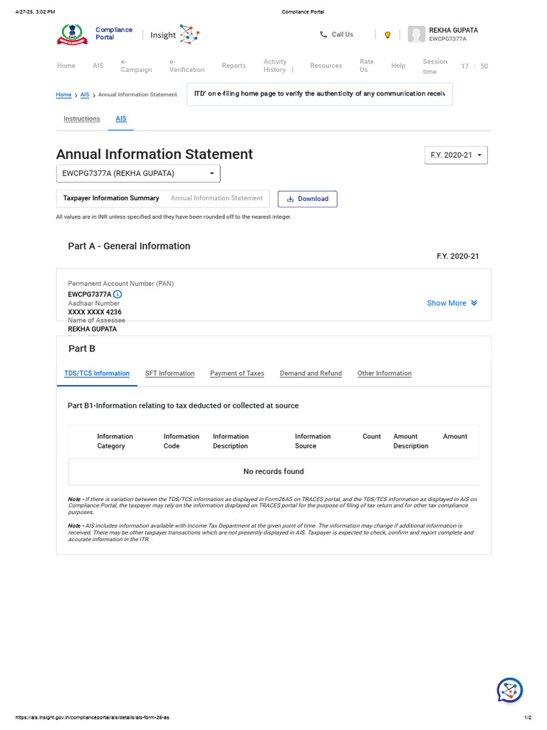 Ais Tis | PDF | Tax Refund | Public Finance