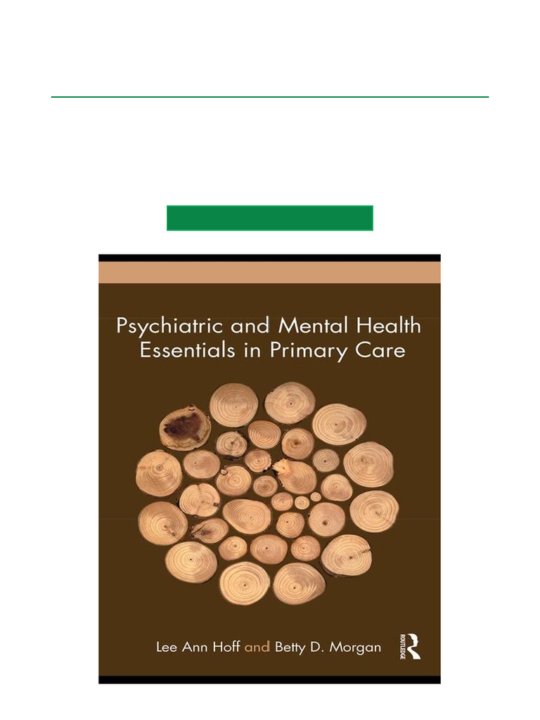 Psychiatric and Mental Health Essentials in Primary Care 1st Edition ...
