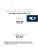 Charter, Private, Public Schools and Academic Achievement: New Evidence From NAEP Mathematics Data