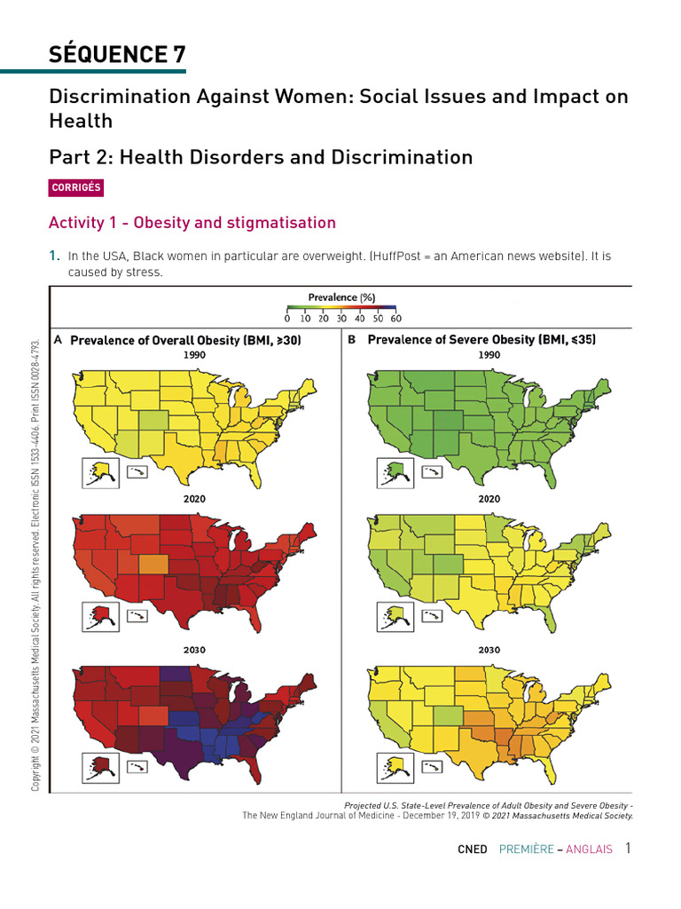 7AN11TE0722 Part2-Corrige | PDF | Social Stigma | Obesity