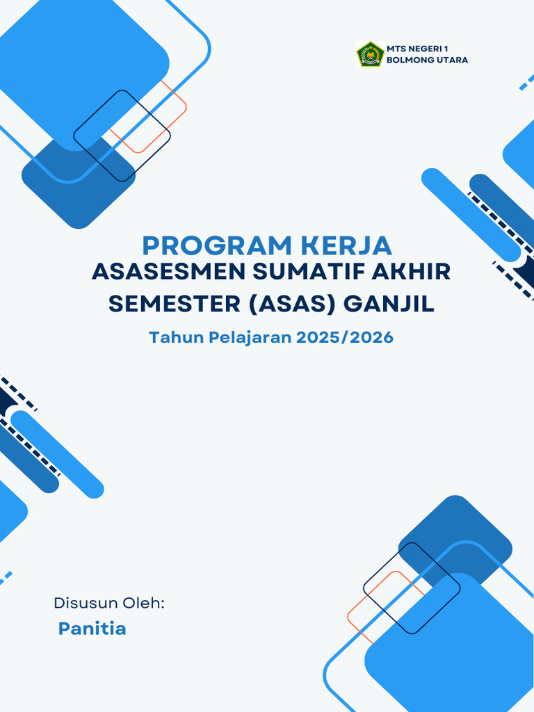 Program Kerja ASAS Ganjil 2025/2026 | PDF