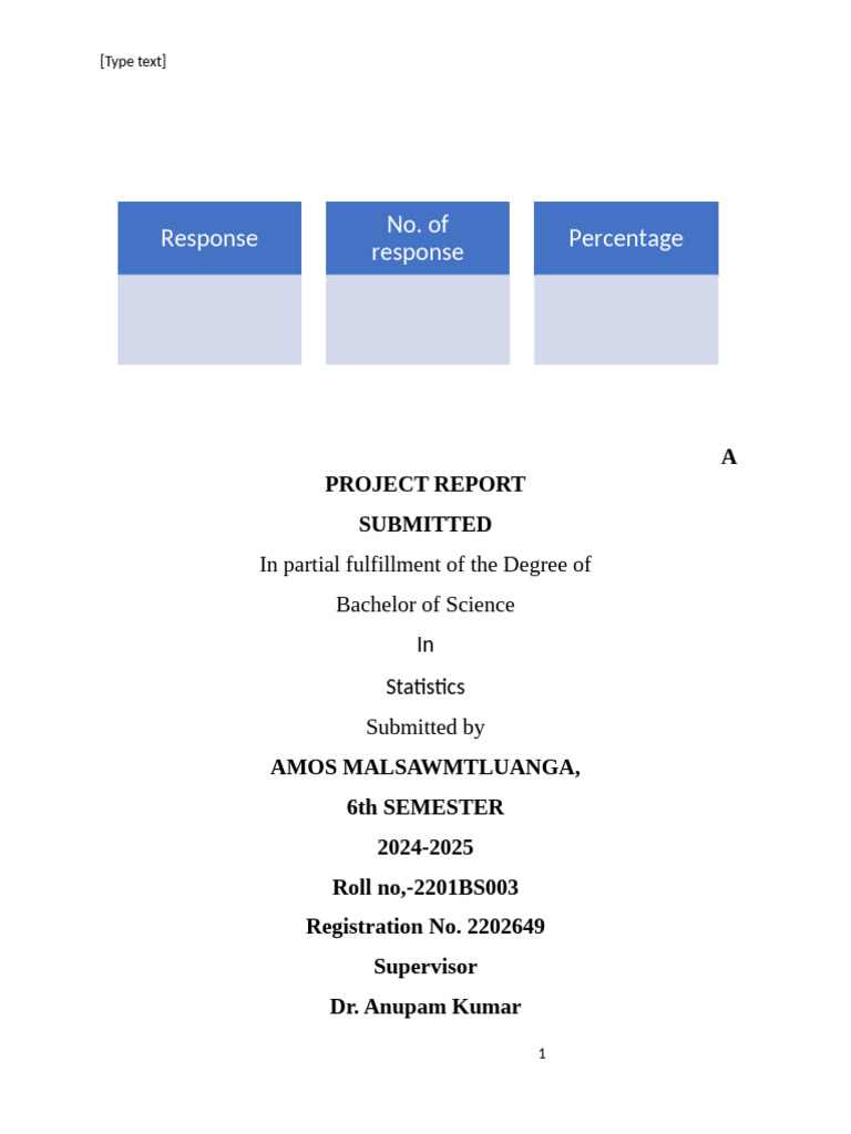 Project_103[3] | PDF | Survey Methodology | Methodology