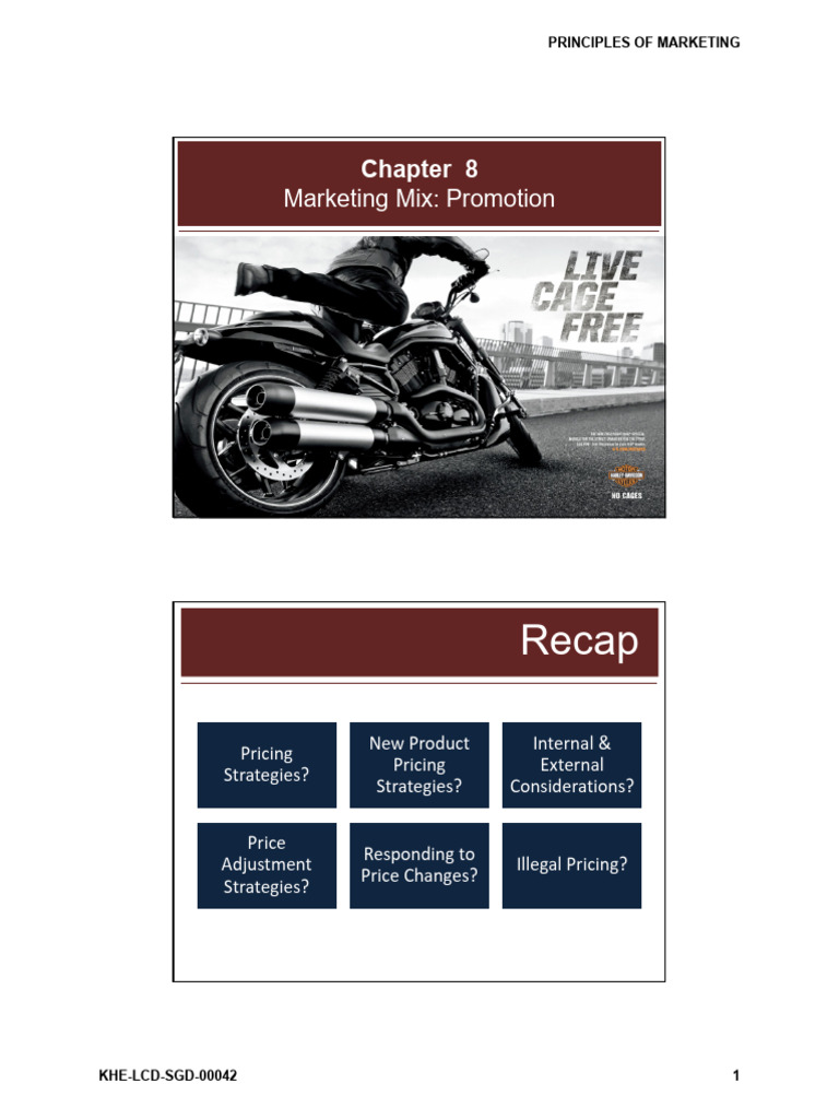 Session 9-Marketing Mix - Promotion-1 | PDF | Marketing | Pricing