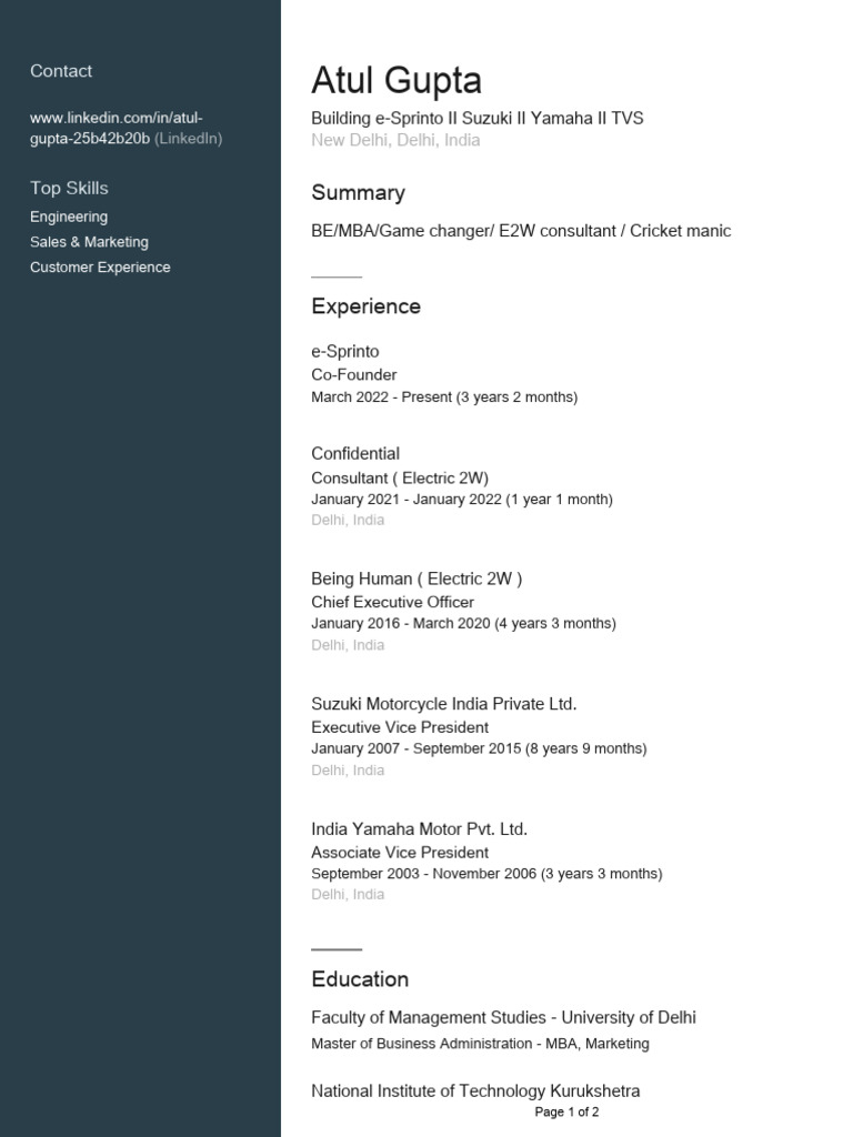 Profile | PDF