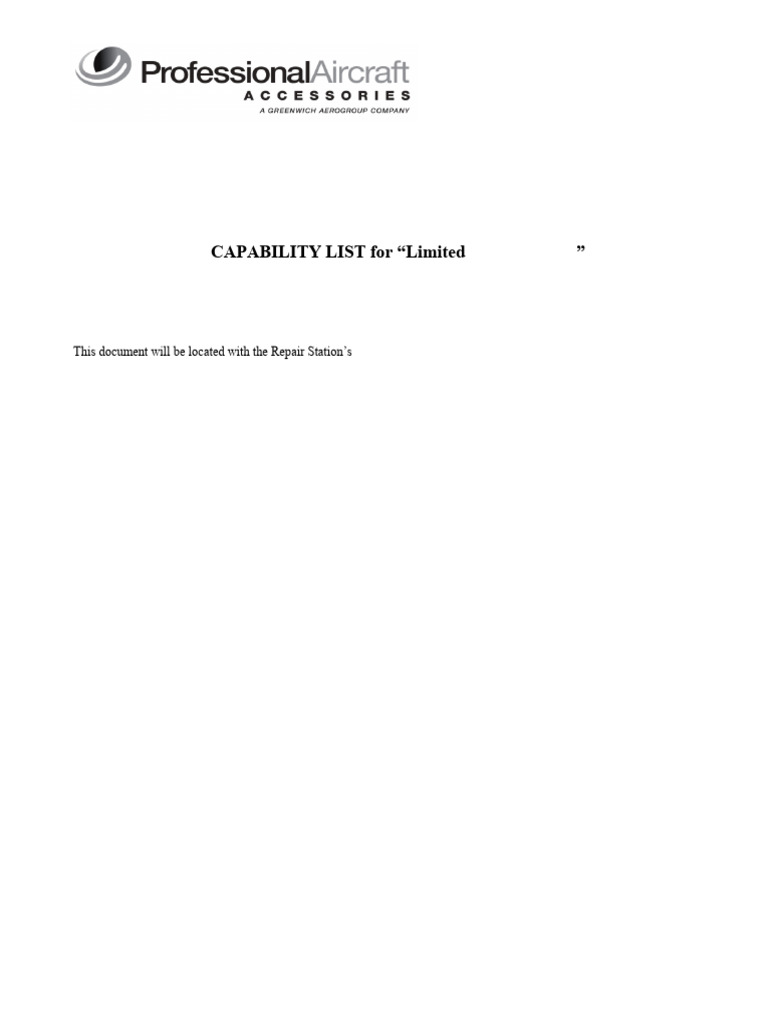 Hawker Beechcraft Bonanza Landing Gear List | PDF | Lockheed C 130 ...
