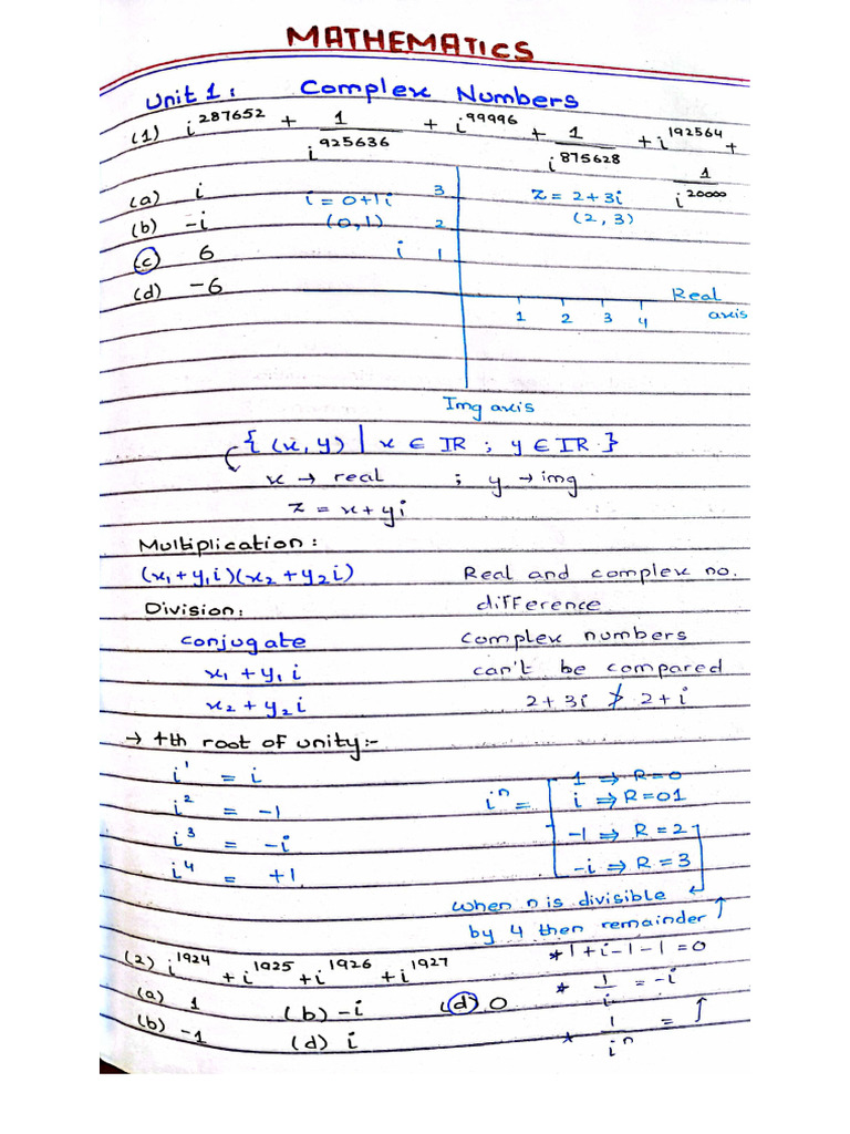 NET Mathematics (1st Year) | PDF