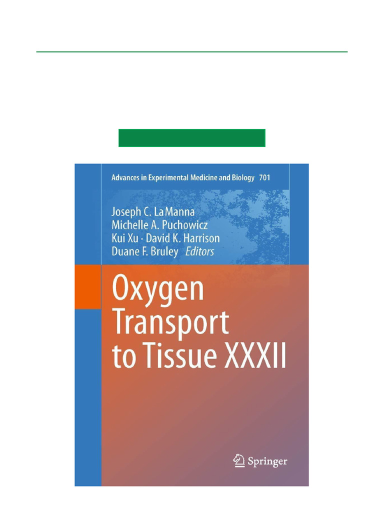 Oxygen Transport to Tissue Conference 2009 | PDF | Life Sciences | Biology