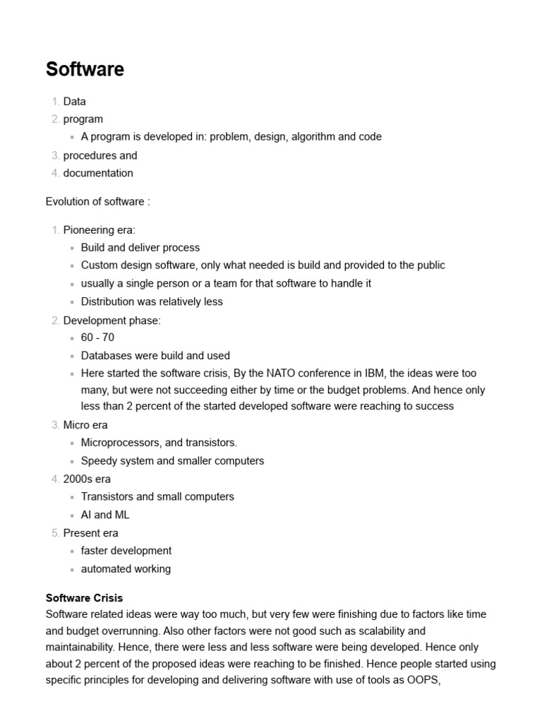 Software | PDF