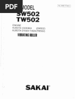 Sakai SW502 TW502 Parts Catalog | PDF