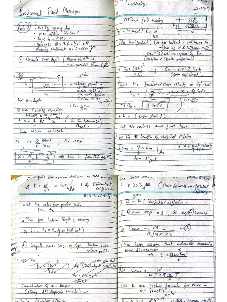 Fluid Mechanics Theory | PDF