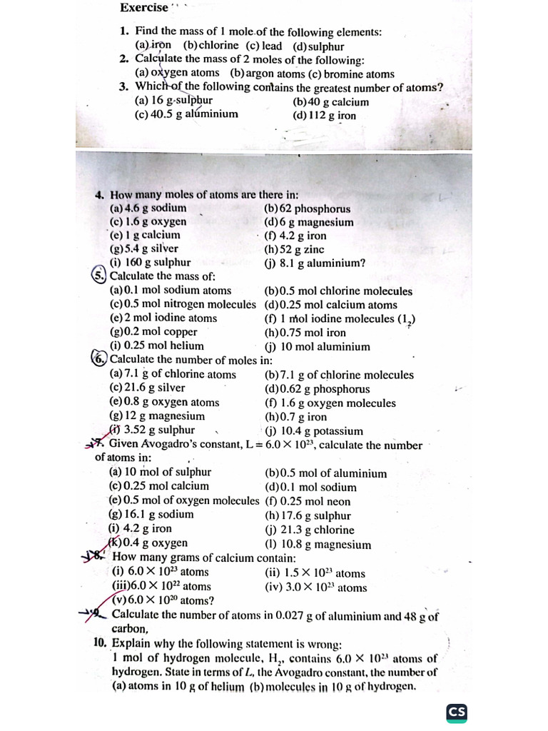 Form 3 Chemistry April Assignment | PDF