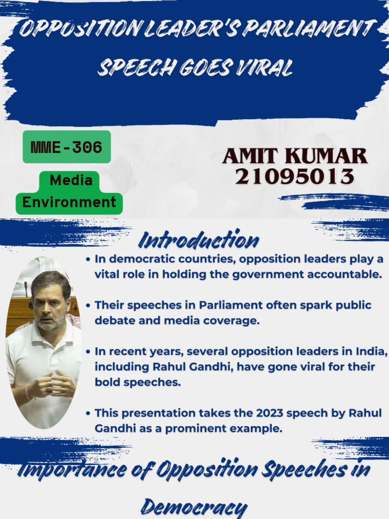 Amit - Kumar - 21095013 - Public Policy and Media | PDF