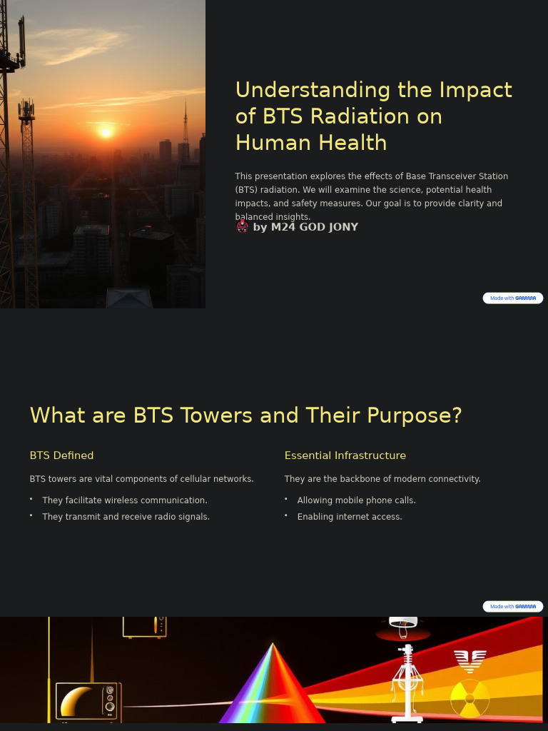 Understanding The Impact of BTS Radiation On Human Health | PDF ...