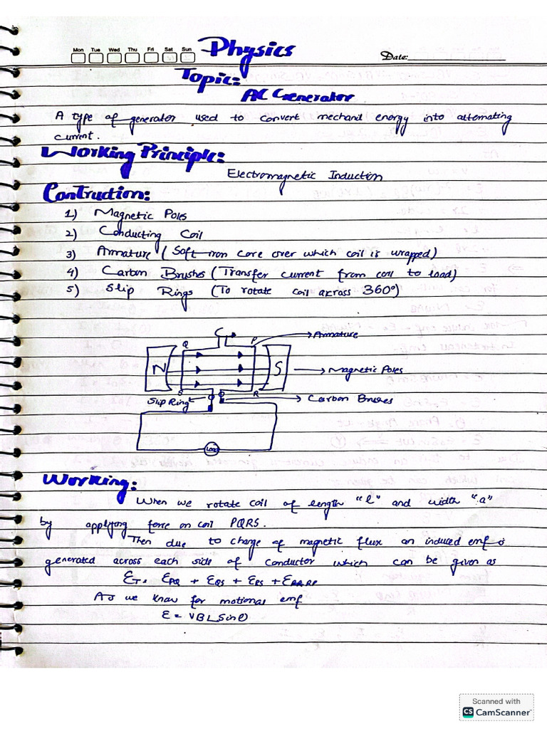 AC & DC Generator | PDF