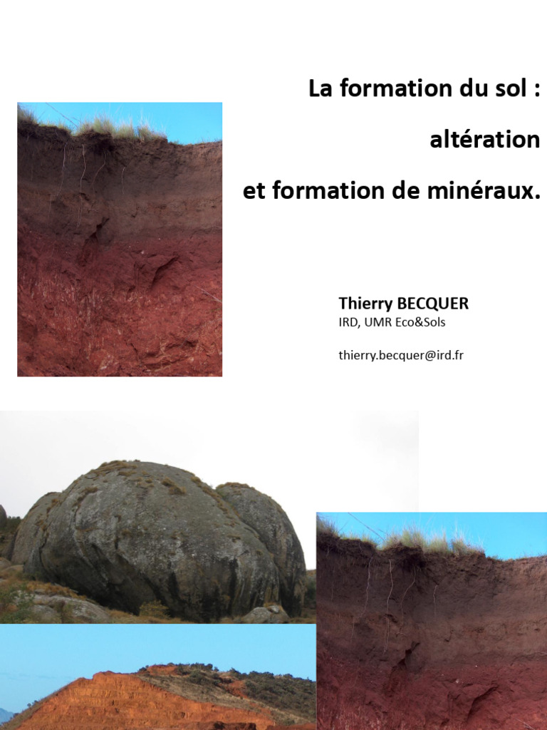 Mécanismes de formation des sols et altération | PDF | Hydroxyde | Sol ...