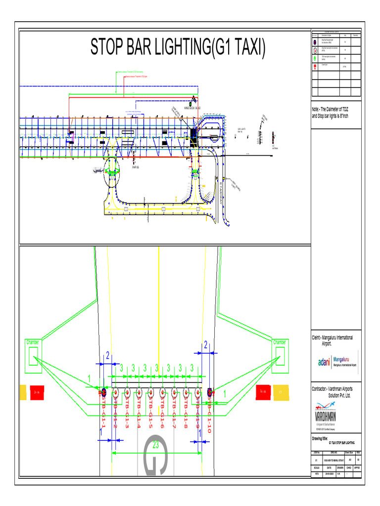 Airport Stop Bar Lighting Design | PDF | Engine Technology | Engines