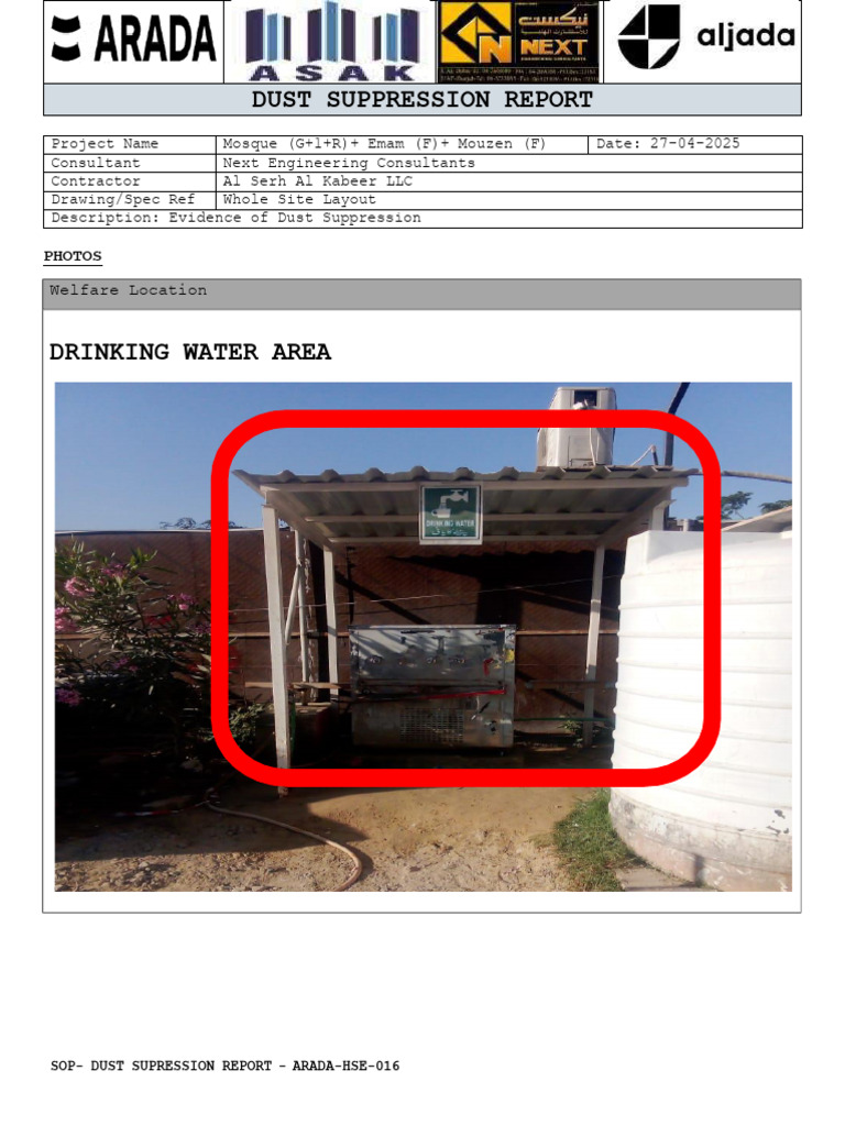 Dust - Suppression - Report 270425 | PDF