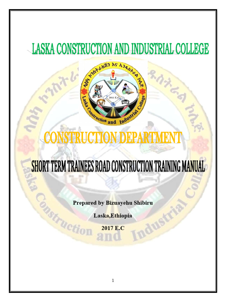 Road Construction Training Guide | PDF | Road