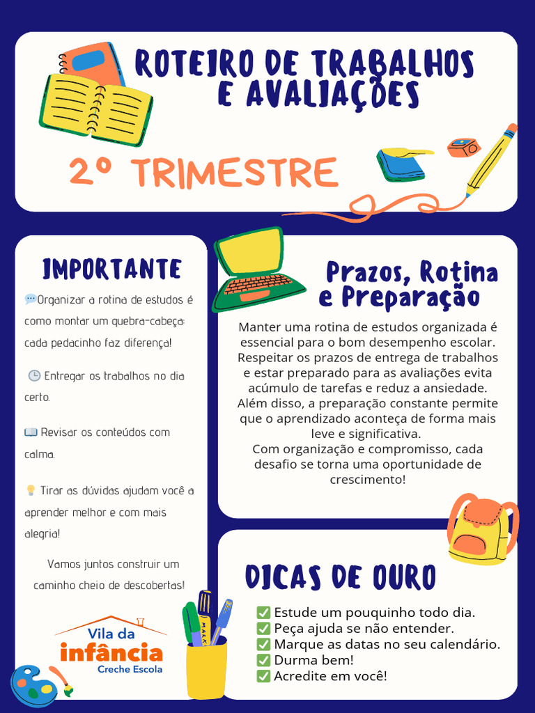 Dicas para Organização de Estudos e Avaliações | PDF | Aprendizado